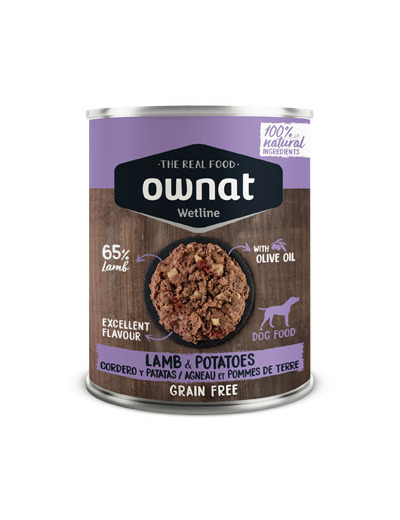 OWNAT WETLINE, Agneau & pommes de terre - 395G