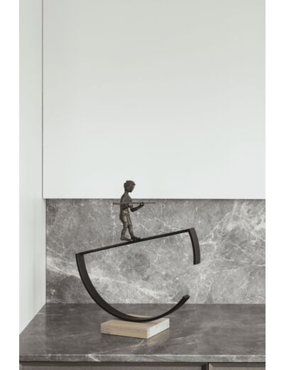 Sculpture bronze Balance de Gardeco