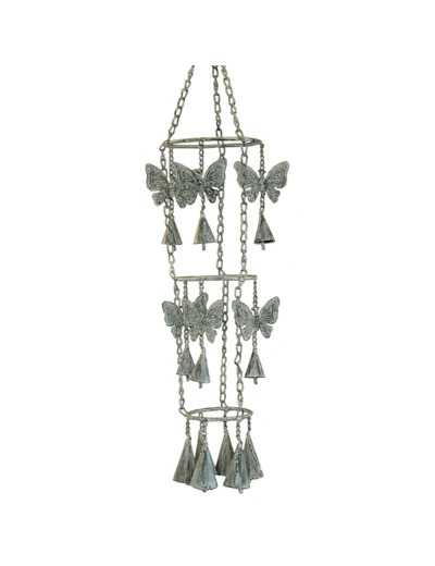 Carillon jardin Papillon 13x74cm