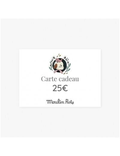 Carte cadeau 25 euros