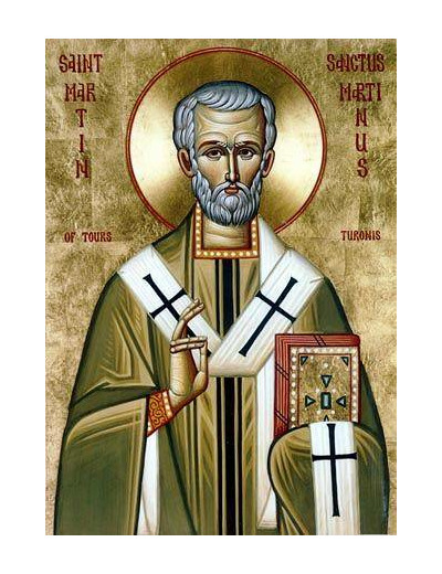 Icône sérigraphiée MDF 12*18 cm - ST MARTIN de TOURS