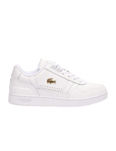 Chaussures LACOSTE T-CLIP White / Gold