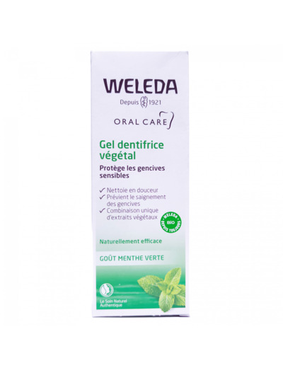 Gel Dentifrice Végétal Naturel 75ml