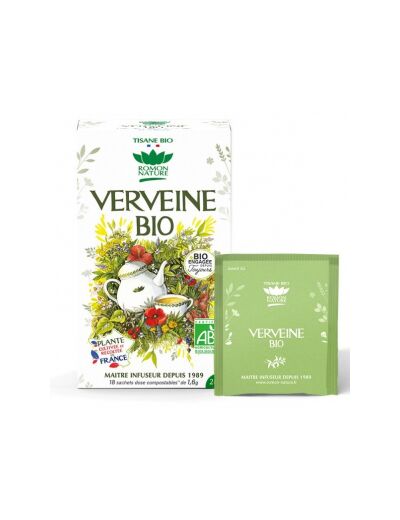 Tisane Verveine France bio 18 sachets