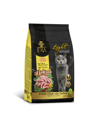 ERA Sans Céréales au Saumon et au Canard pour chats stérilisés / light - 6KG