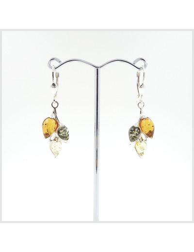 Boucles d'oreilles Ambre