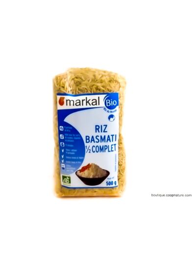 Riz Basmati Demi-Complet Bio 500g