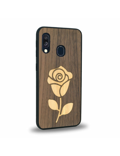 Coque Samsung A20 - La rose