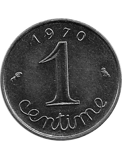 FRANCE 1 CENTIME EPI 1970 SUP/NC