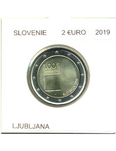 SLOVENIE 2019 2 EURO COMMEMORATIVE LJUBLJANA SUP