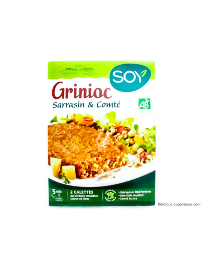 Grinioc Sarrasin Comté Bio 2x100g