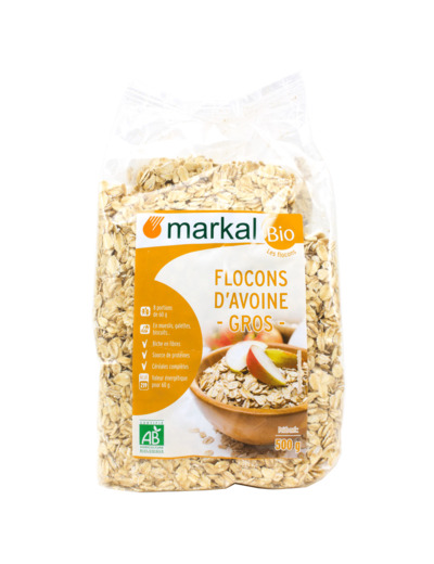 Gros Flocons d'Avoine Bio 500g