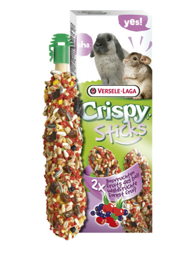 Crispy sticks aux fruits des bois pour Lapin & Chinchilla - 110g