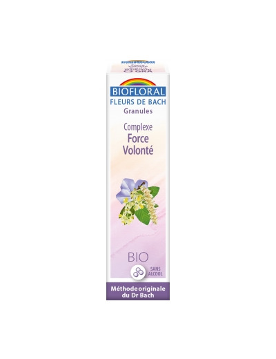 Complexe floral n°3 Force Volonté en granules sans alcool 10g