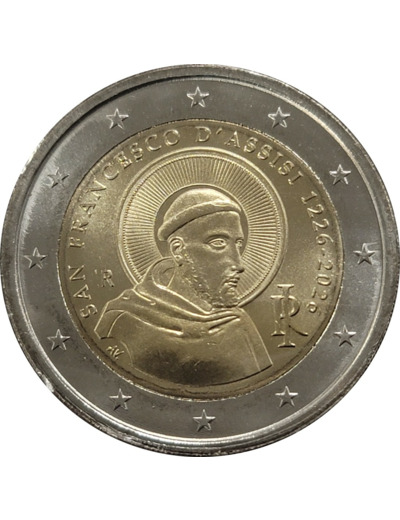 ITALIE 2026 2 EURO FRANÇOIS D'ASSISE UNC
