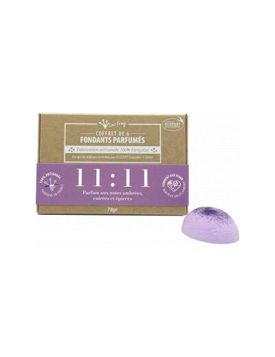 Coffret de 6 fondants parfumés 11:11