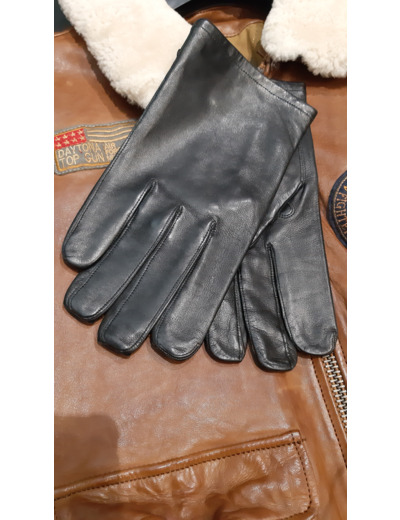 GH220AGDS Gants cuir homme noir