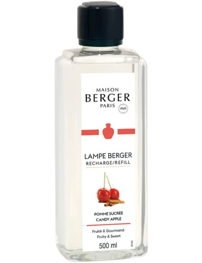 Parfum POMME SUCRéE - 500 ml - Recharge de parfum pour Lampe Berger