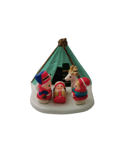 CRECHE en céramique BLOC 8x7cm- FINLANDE
