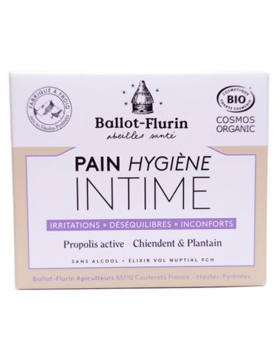 Pain Hygiène Intime 100g Bio