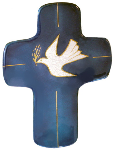St Esprit 11,3X8,3cm - EMAUX DU LIBAN