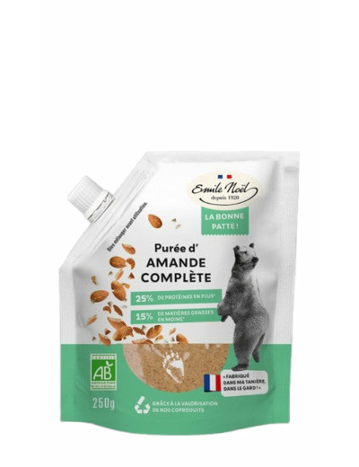 Purée d'Amande Complète Bio-250g-Emile Noël