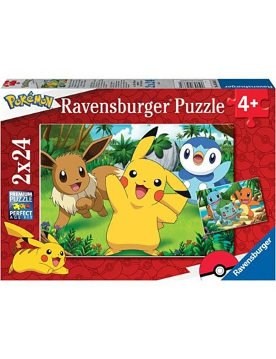 Puzzles 2X24 P - Pikachu Et Ses Amis