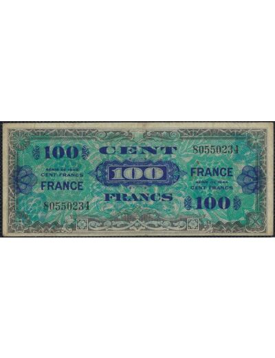 FRANCE 100 FRANCS FRANCE Type 1945 SANS SERIE TB+ 234