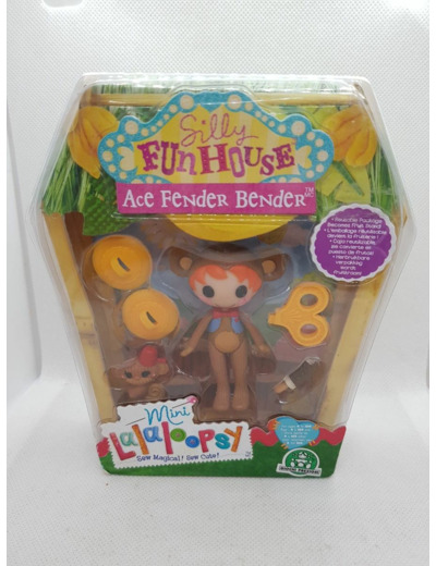 FIGURINE MINI LALALOOPSY SILLY FUNHOUSE ACE FENDER BENDER - GIOCHI PREZIOSI