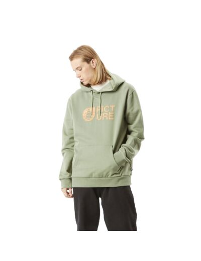 Sweat PICTURE Basement Cork Hoodie Green Spray