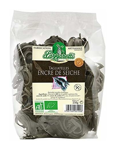 Tagliatelle encre de seiche 250g Lazzaretti