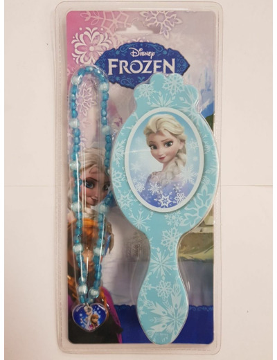 FROZEN LA REINE DES NEIGES ELSA BROSSE ET COLLIER de chez HASBRO