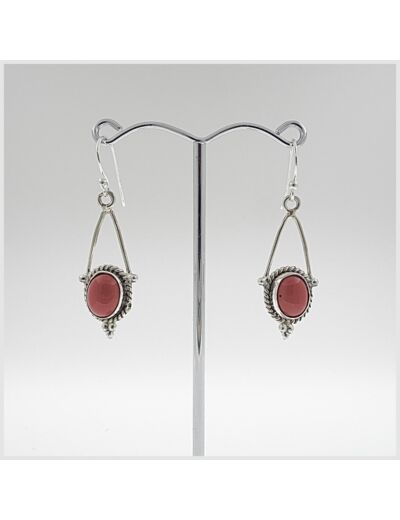 Boucles d'oreilles Gorgone et Argent Massif