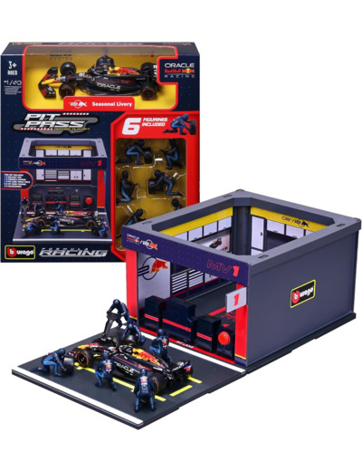 Bburago - Pit Stop Red Bull RB20 (2024) #1 Verstappen - 1/43
