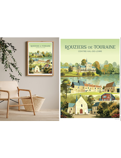 ROUZIER-DE-TOURAINE POSTER