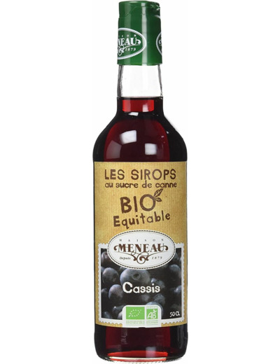 Sirop cassis 50cl Maison Meneau