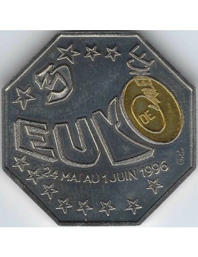 EURO TEMPORAIRE 3 EURO DE VALENCE EN JAZZ 1996 UNC