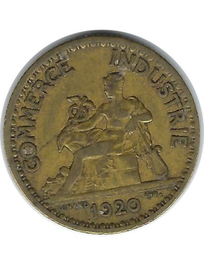 FRANCE 1 FRANC DOMARD 1920 TB+ (G468)