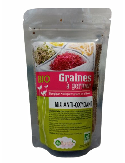 Mix de Graines à Germer Anti-Oxydant Bio-200g-DeBardo