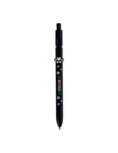 LEGAMI Stylo à bille Meow noir