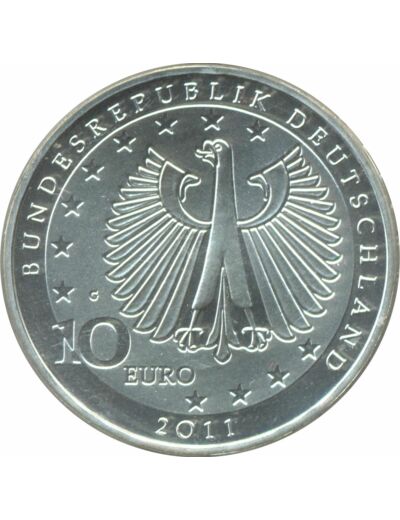 Allemagne 2011 G 10 EURO ARGENT 200 ANS NAISSANCE FRANZ LISZT BE