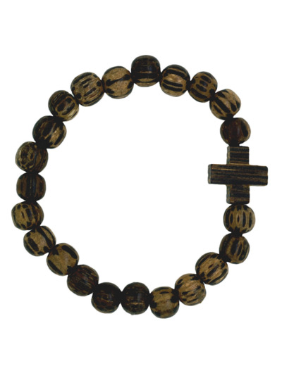 Bracelet en Bois Sur Corde - COCO petit modèle