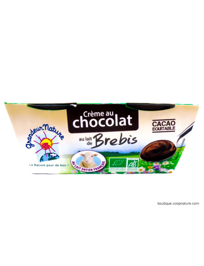 Crème de Brebis au Chocolat Bio 2x100g