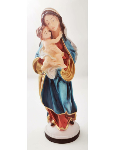 Vierge à l'Enfant en Résine 20cm