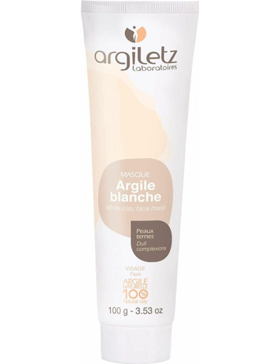 Masque argile blanche 100g LABO ARGILETZ