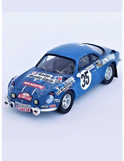 Miniature - RENAULT ALPINE A110 35 JEAN-MARIE JACQUEMIN/DOROTHEE JACQUEMIN-LEBEAU RALLYE MONACO - 1/43 - Trofeu