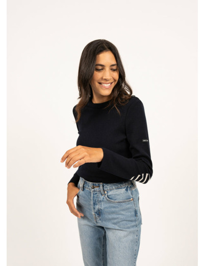 Pull marin uni Brégançon