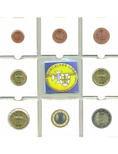 Allemagne 2013 G SERIE 7 MONNAIES ET 2 EURO Commemorative WUTTENBERG SUP-