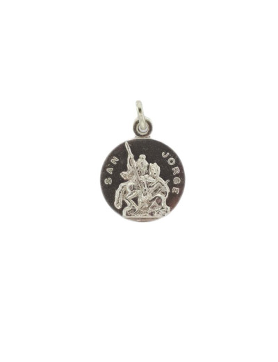Médaille 17mm  en Argent 925 - ST GEORGES