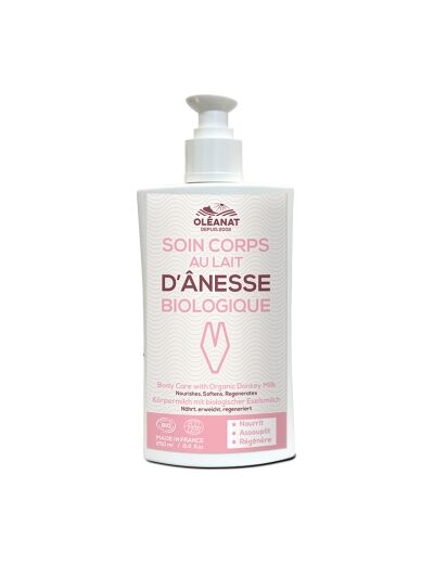 Lait corporel au lait d'ânesse 250ml